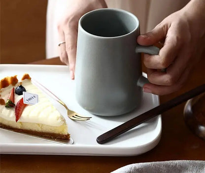 Large yellow ceramic coffee mug with personalized design, ideal for tea or coffee, perfect as a gift for women.
