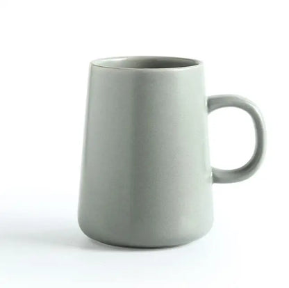 Large yellow ceramic coffee mug with personalized design, ideal for tea, coffee, or milk, perfect gift for women