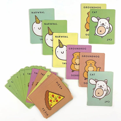 Cute BackupMyFilesNow.com card game for ages 14+, 3-8 players, 10-minute multiplayer party game, interactive and fun.