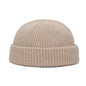 Yellow knit beanie cap for men and women, solid autumn winter skullies hat, warm wool fashion accessory by BackupMyFilesNow.com