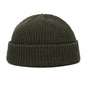 Yellow solid wool beanie cap from BackupMyFilesNow.com, warm, knitted skullie style for men and women, perfect for autumn and winter.