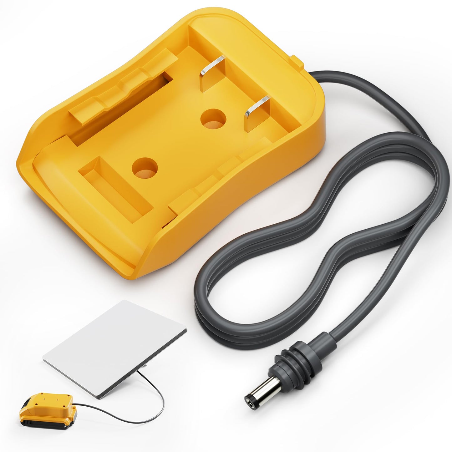 Starlink Mini Power Cable for DeWalt Battery, 3.2ft, black, with DC plug and 18AWG wire, compatible with Starlink Mini accessories