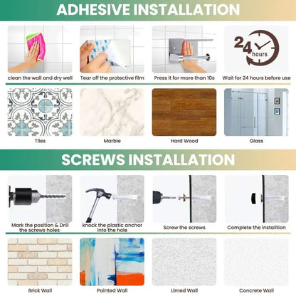Stainless steel toilet paper towel rack with phone storage for household and public bathrooms, includes a roll paper holder.