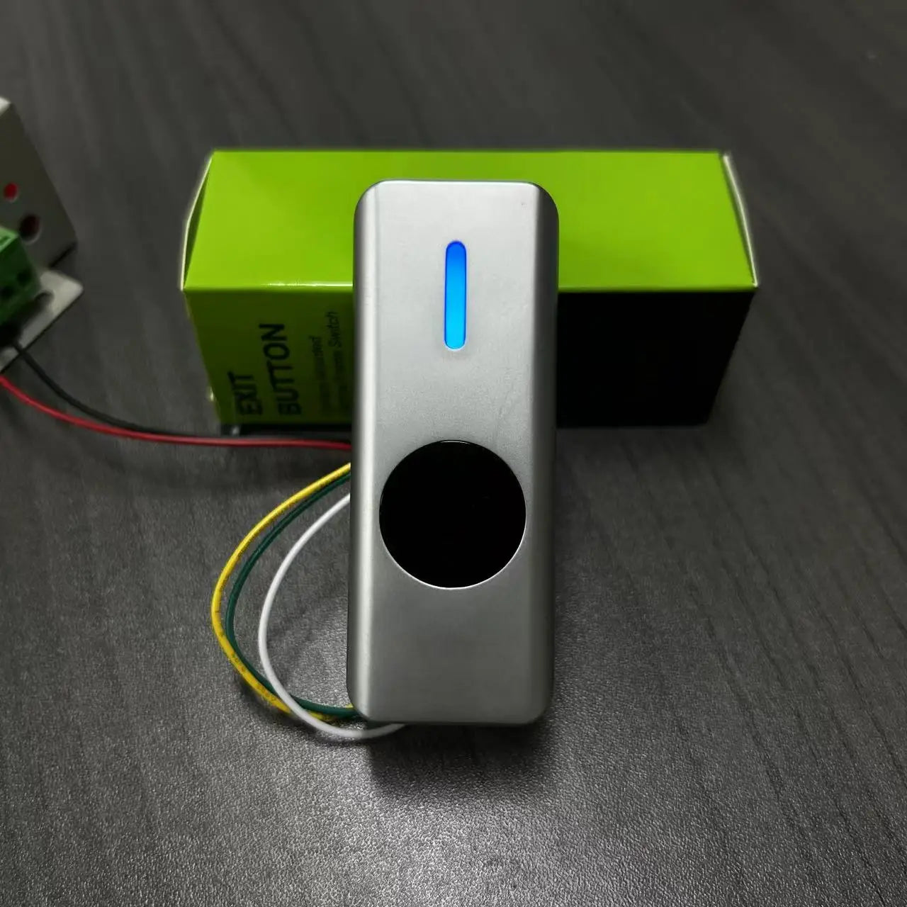 Waterproof IP67 metal case touchless door lock access control switch with delay release, 12-24V, no touch exit button by BACKUPMYFILESNOW.COM®.