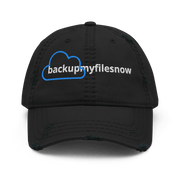 BACKUPMYFILESNOW Distressed Dad Hat | Otto Cap 104 - 1018 - BACKUPMYFILESNOW