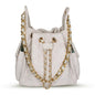 Small Bayshore Bucket in sandy grey by BEACH HAUS, shown with the bag's textured fabric and sturdy handle.