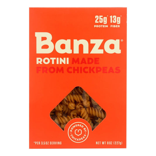 Banza - Pasta Chickpea Rotini - Case Of 6 - 8 Oz. - BACKUPMYFILESNOW.COM®