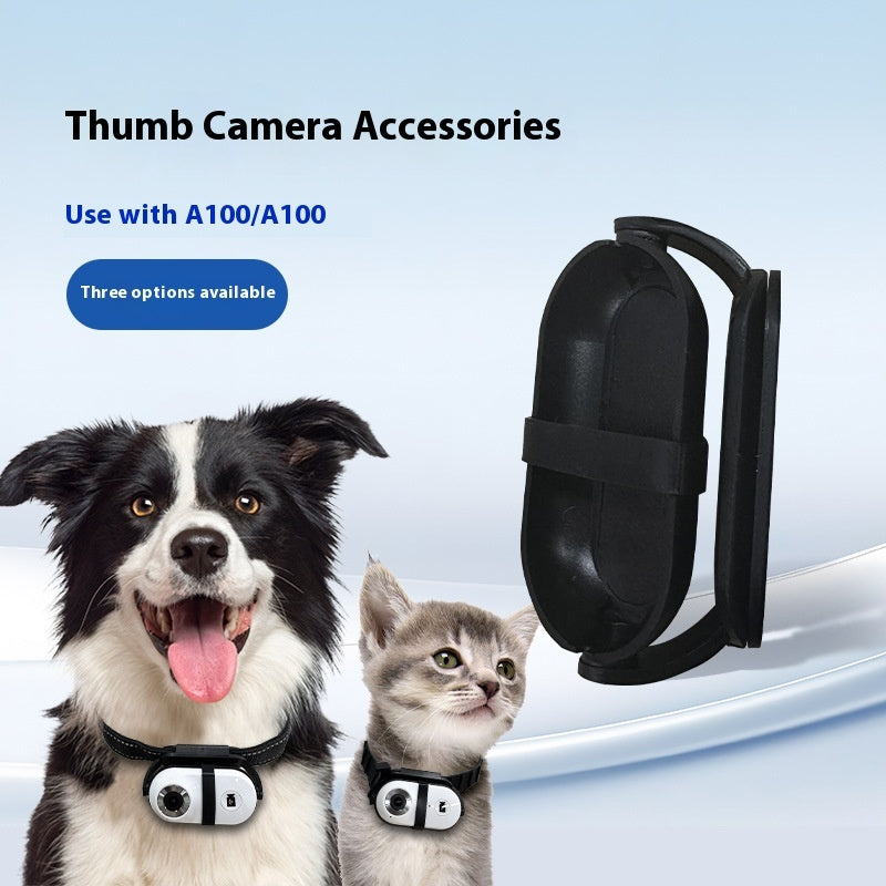 HD mini pet recorder camera with magnetic suction mount, compact design for monitoring pets