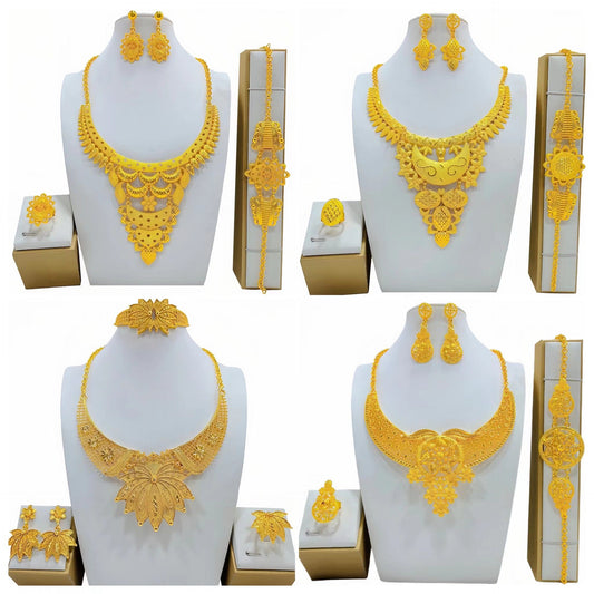 Women's fashion all-match jewelry mirror jewelry suit by My Store