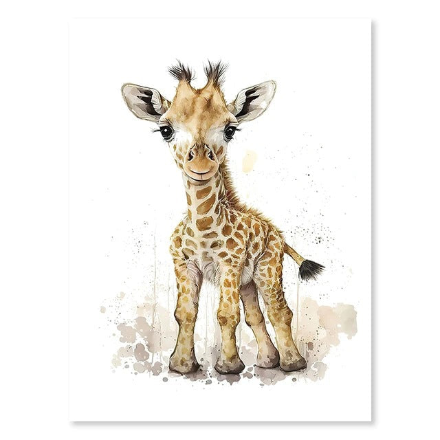 Cute bedroom wall art hanging painting displayed as decorative wall decor