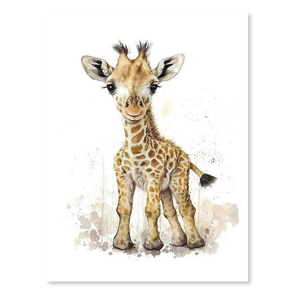 Cute bedroom wall art hanging painting displayed as decorative wall decor
