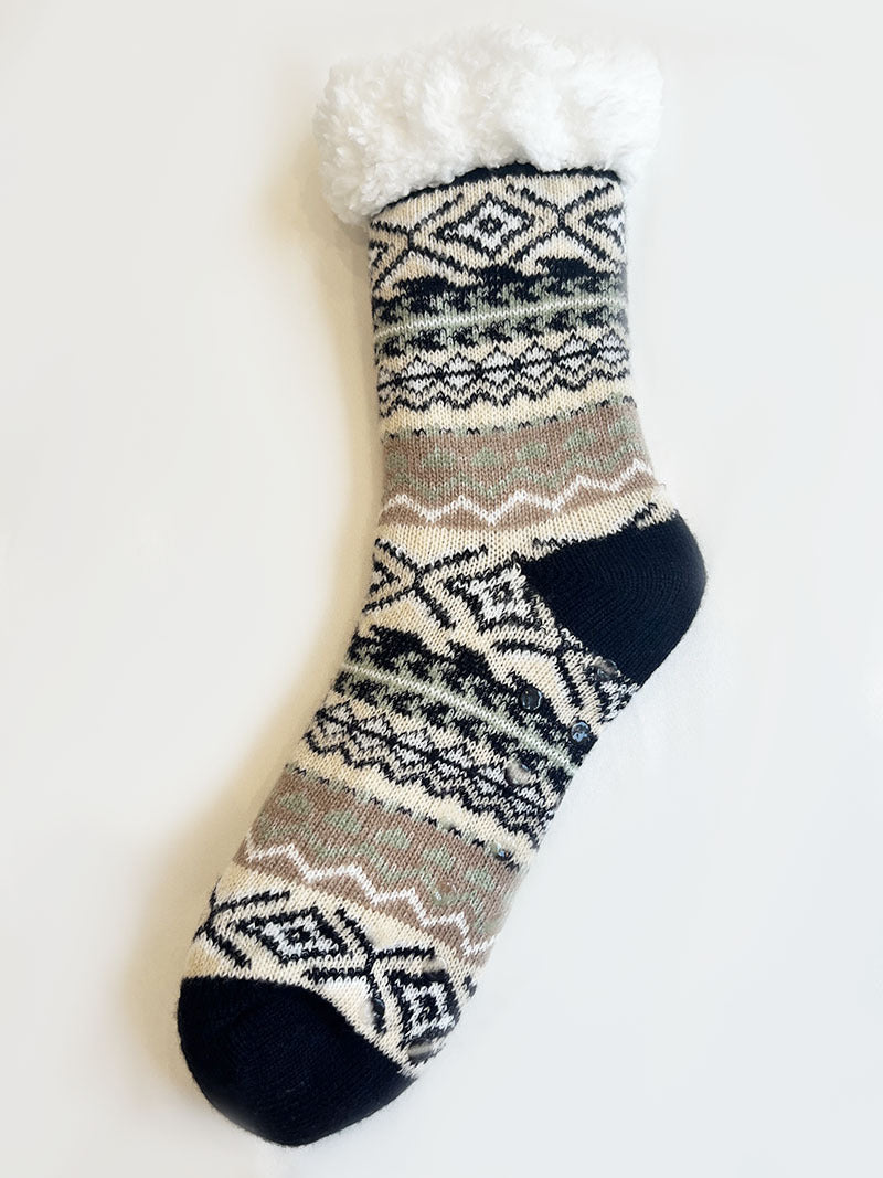 Women's coral fleece winter bed socks, soft warm design for cozy indoor wear