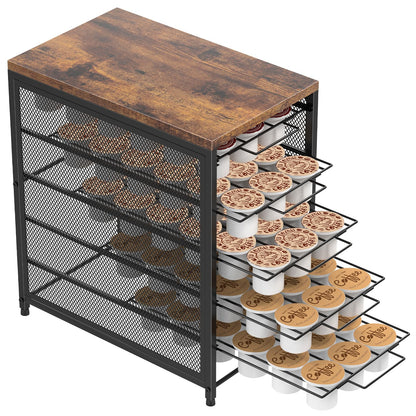 Rustic BrewStation Coffee Pod Organizer