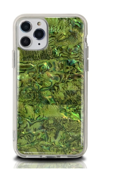 Colorful plastic quicksand phone case with swirling liquid design for smartphones