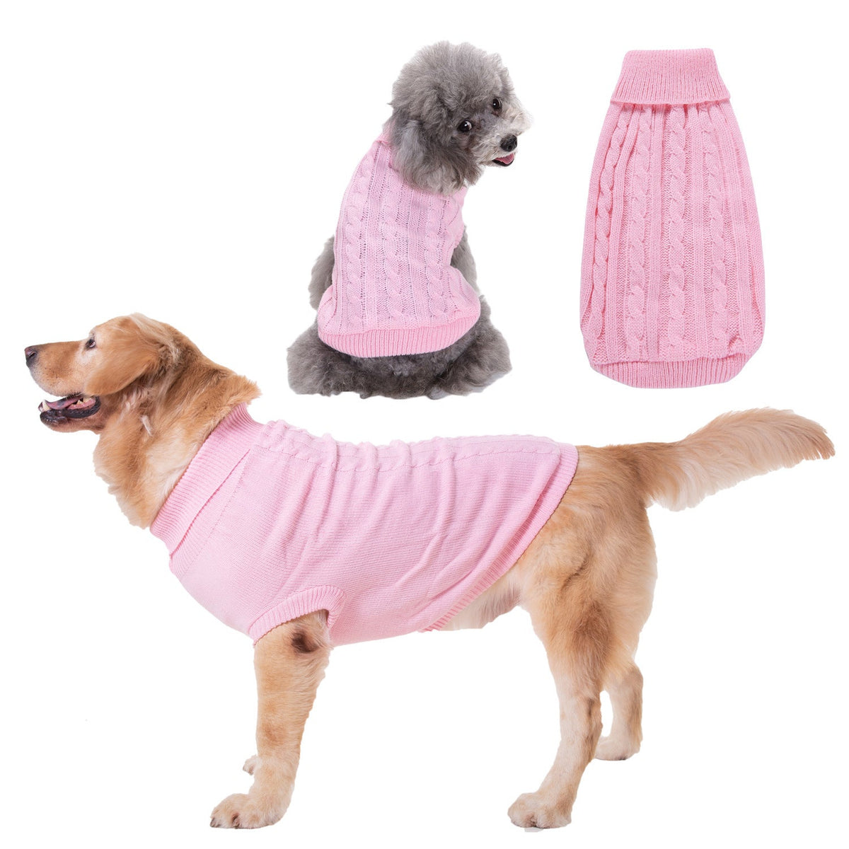 Solid color puppy dog clothes teddy Bichon pet sweater by My Store