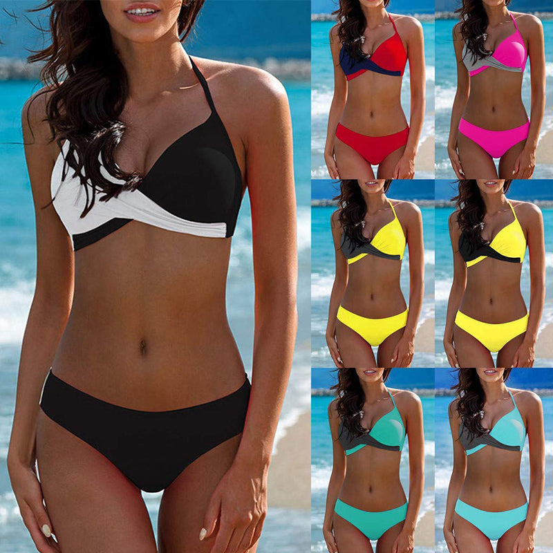 Two-piece women’s bikini summer swimsuit in a stylish design
