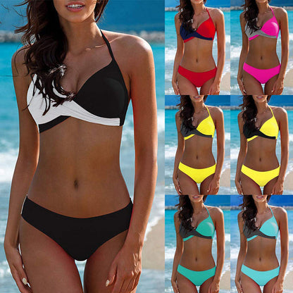Two-piece women’s bikini summer swimsuit in a stylish design