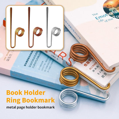 Creative book-shaped bookmark ornament, decorative reading accessory by My Store