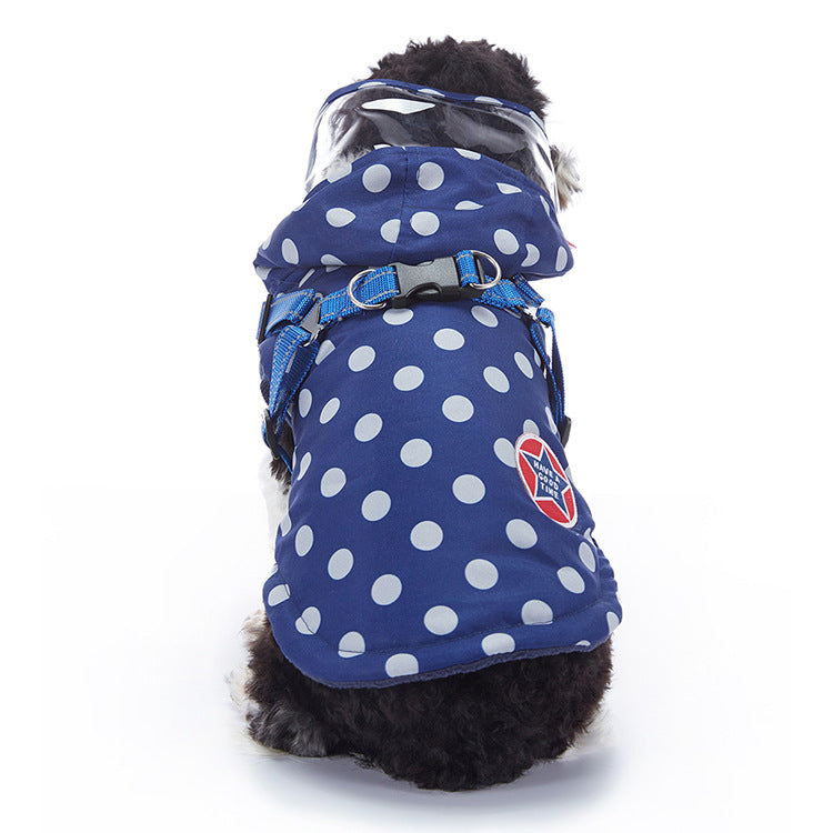 Winter cashmere pet jacket in a soft neutral shade, designed for small dogs or cats
