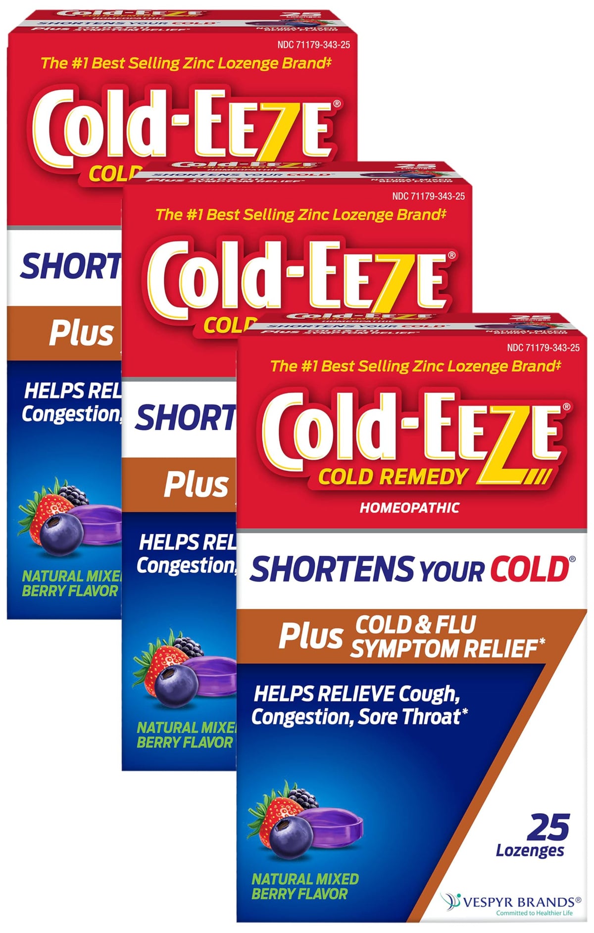 BACKUPMYFILESNOW® BerryMedic Cold & Flu Relief Lozenges in packaging, featuring berry flavor and soothing lozenge shape.
