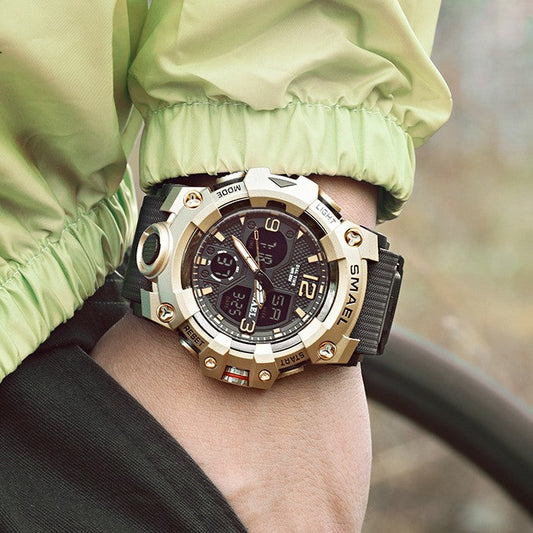 Outdoor sports electronic watch with alarm clock and swimming timer by My Store