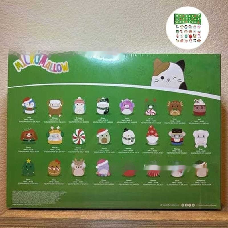 Children's toys Christmas calendar with colorful numbered doors and toy surprises
