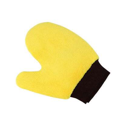 Bear paw car cleaning supplies, plush microfiber car wash mitts in bear paw shape