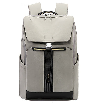 Men's large-capacity travel and leisure backpack with spacious compartments and adjustable shoulder straps
