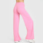 Light grey Bendybliss flared leggings for women, straight-leg, wide-leg yoga pants, breathable and versatile fitness and casual wear