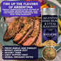 Set of 6 XL Gustus Vitae steak and beef seasoning tins in a collections and gift set.