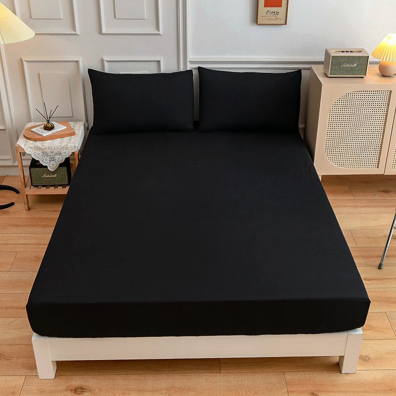 Students cotton bed sheets with fitted sheet and pillowcase in soft, durable fabric