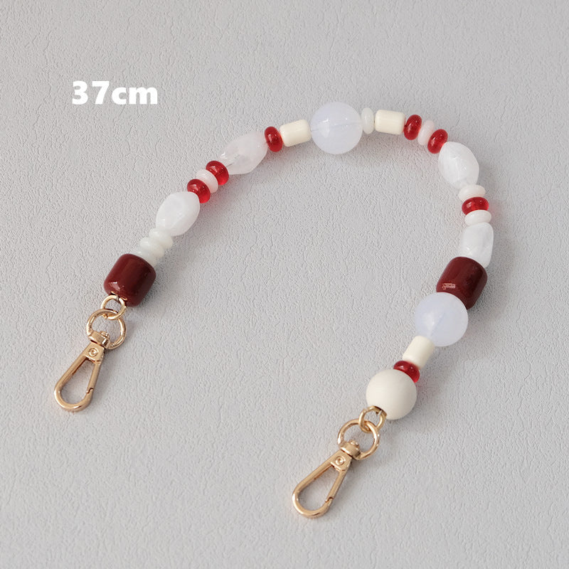 Beaded bracelet shoulder strap accessory by My Store, featuring colorful beads and a decorative design