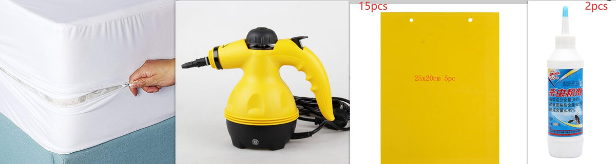 My Store steam cleaner with compact handheld design for cleaning household surfaces