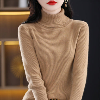 Women's turtleneck sweater for fall and winter by My Store