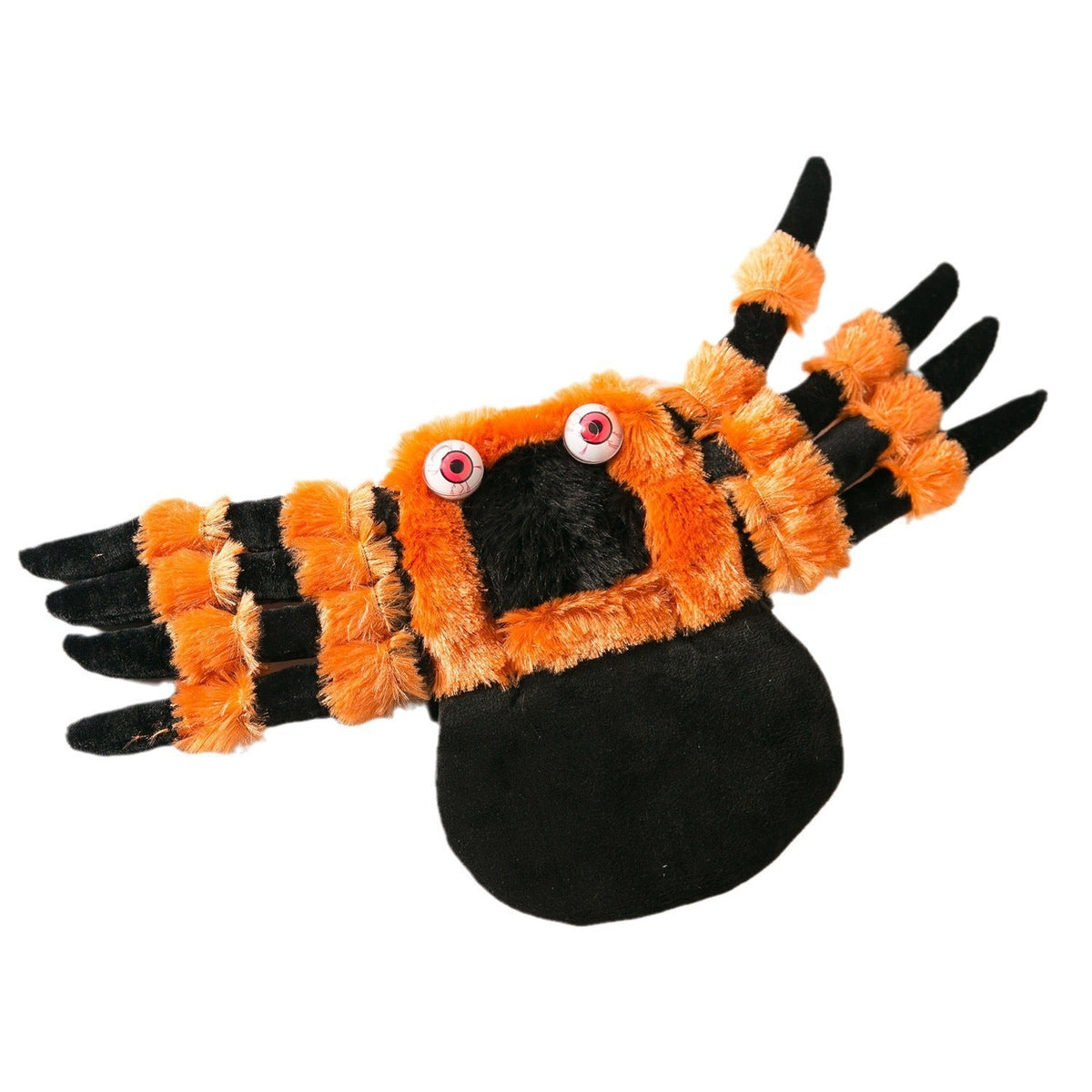 Halloween spider pet costume for pets, featuring a black spider design and multiple legs