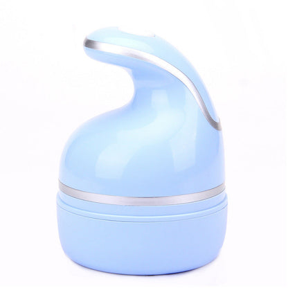 Multifunctional electric pet head massager by My Store, handheld grooming device with soft massage bristles