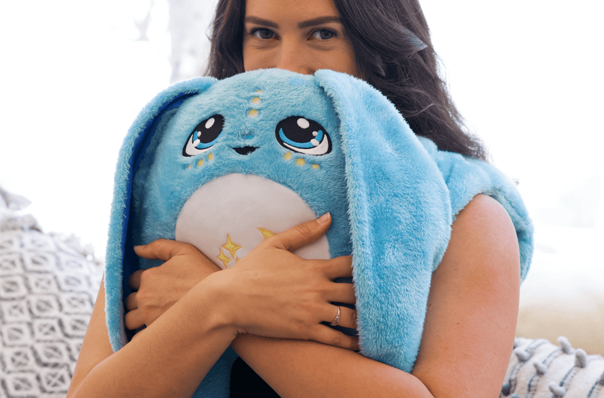 Moon Pals Bo 5lb Hugger Plush toy, soft and cuddly stuffed animal with a friendly bear design.
