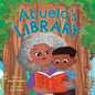 Hardcover of "Abuela's Library" book by Books by splitShops featuring a colorful illustrated cover and title text.