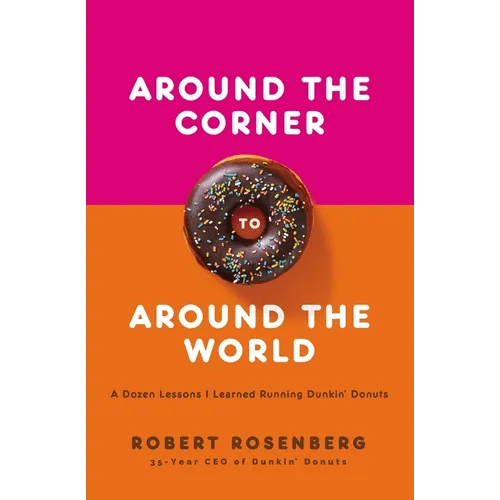 Paperback book titled "Around the Corner to Around the World" by Books by splitShops, featuring a cover with text and graphics.