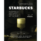 Paperback book titled "Effortless Starbucks Inspired Recipes at Home" by splitShops, featuring brewing and blending tips.