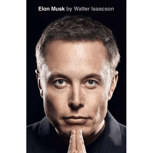 Hardcover book titled Elon Musk by Books by splitShops, featuring a plain cover with the author's name and title text.