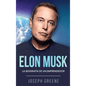 Hardcover book titled "Elon Musk: La Biografía de un Emprendedor" by splitShops, featuring a cover image of Elon Musk.