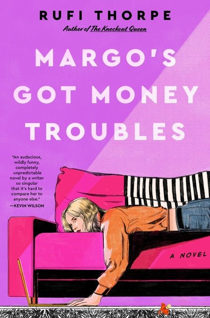 Hardcover book titled "Margo's Got Money Troubles" by Books by splitShops, featuring a colorful cover illustration.