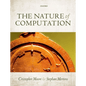 Hardcover of "The Nature of Computation" book by splitShops, featuring a front cover with title and author details.