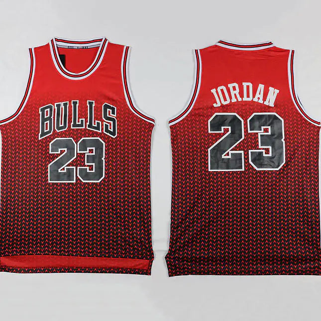 Bulls Basketball Jersey with New Drift Embroidery