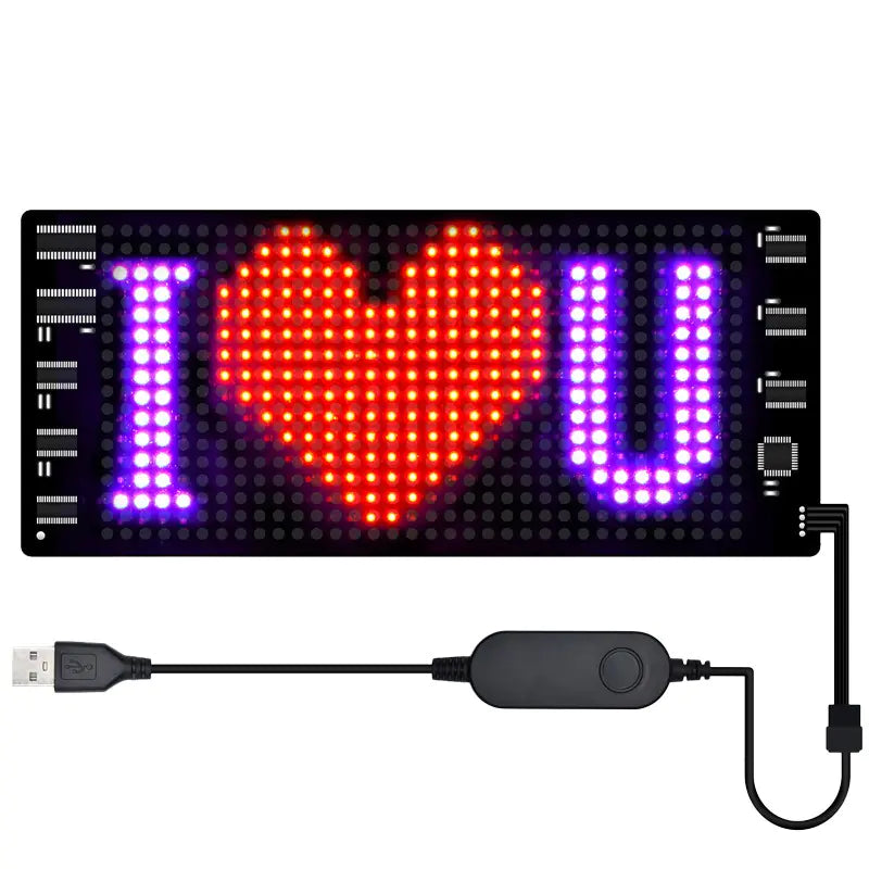 Programmable Car LED Sign Full-Color Display