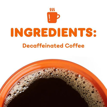 ByBies Dunkin Decaf Medium Roast Coffee K-Cup Pods for Keurig, 10-pack, rich and smooth brewing experience