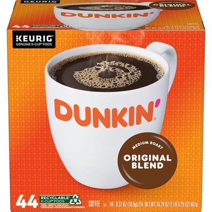 ByBies Dunkin Original Blend Medium Roast Coffee Keurig K-Cup Pods, 44-pack for single-serve coffee brewers