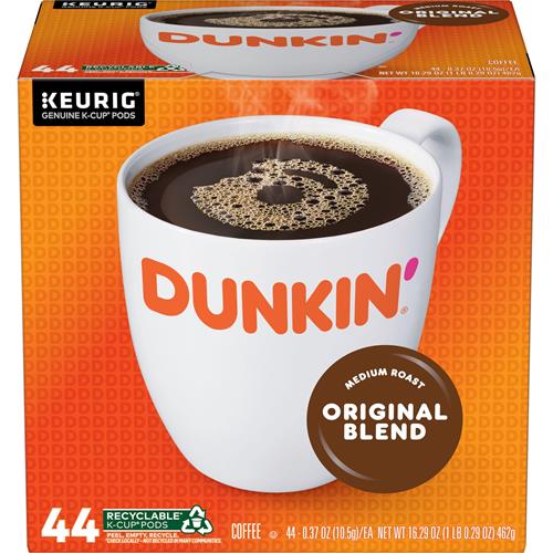 ByBies Dunkin Original Blend Medium Roast Coffee Keurig K-Cup Pods, 44-pack for single-serve coffee brewers