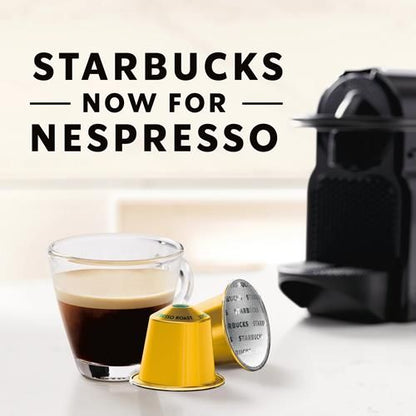 ByBies Starbucks Blonde Espresso coffee pods for Nespresso Original Line, 10-count pack with sleek packaging.